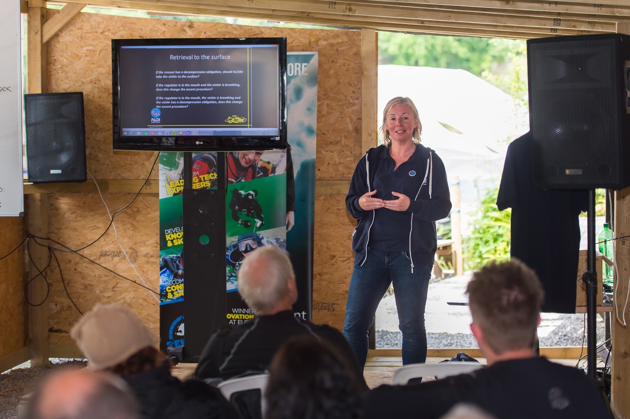 Vikki presenting